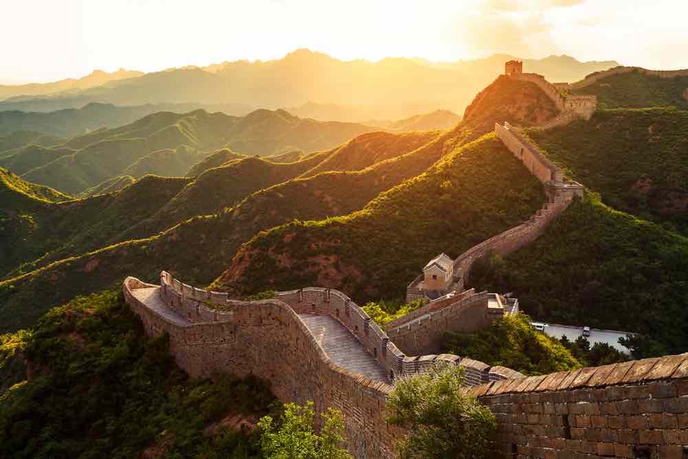 Uitzicht over Chinese muur